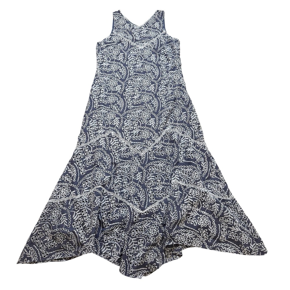 Sundance Marceline Dress S Embroidered Lace Maxi Boho Cottagecore Sleeveless